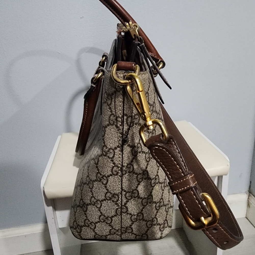 GUCCI GG Supreme 2Way Shoulder Bag Handbag - Picture 3 of 9